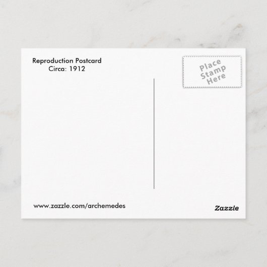 Carte Postale Poste vintage St. Paul (Dos)