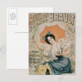 Carte Postale Poster advertising 'Brault Natural Mineral Water f (Devant / Derrière)
