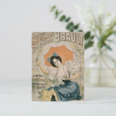 Carte Postale Poster advertising 'Brault Natural Mineral Water f (Debout devant)
