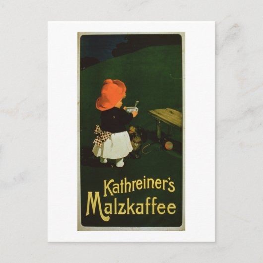 Carte Postale Poster advertising for Kathreiner's Malt Coffee (Devant)