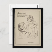 Carte Postale Poster America_will_be_as_Propagande (Devant / Derrière)