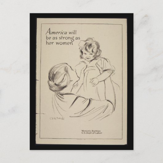 Carte Postale Poster America_will_be_as_Propagande (Devant)