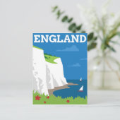 Carte Postale Poster Art Déco Style Angleterre (Debout devant)