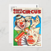Carte postale Poster Circus (Devant / Derrière)