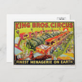 Carte postale Poster Circus (Devant / Derrière)