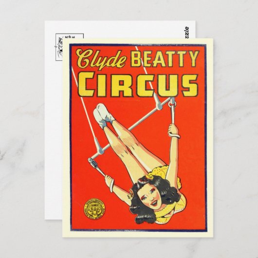 Carte postale Poster Circus (Devant / Derrière)