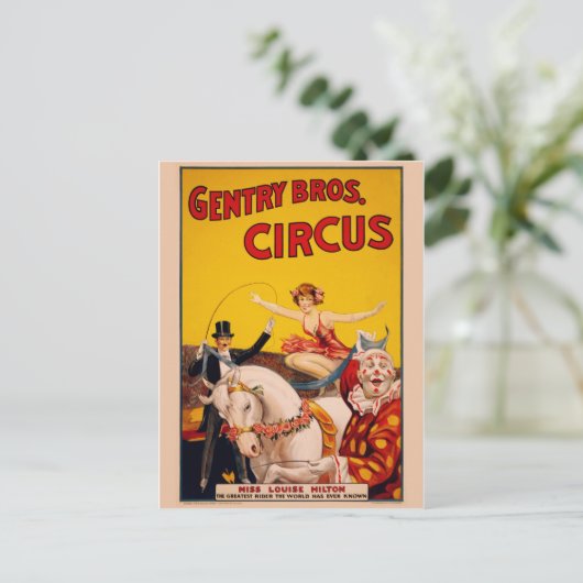 Carte postale Poster Circus (Debout devant)