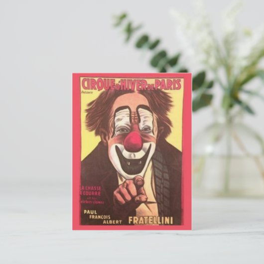 Carte postale Poster Circus (Debout devant)