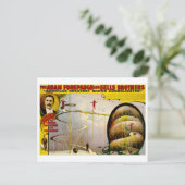 Carte Postale Poster Circus Performance Vintage 1899 (Debout devant)