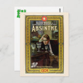 Carte Postale Poster Classic Absinthe (Devant / Derrière)