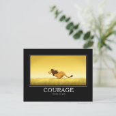 Carte postale Poster Courage (Debout devant)