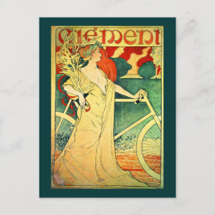 Carte Postale Poster Cycles Clément Vélo Vintage