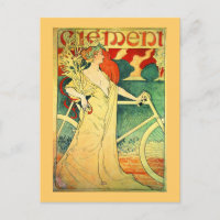 Poster Cycles Clément Vélo Vintage