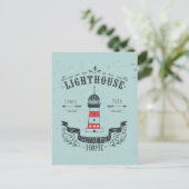 Carte Postale Poster d'accueil du Guide du phare (Debout devant)
