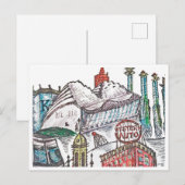 Carte Postale Poster d'architecture emblématique de Kansas City (Devant / Derrière)