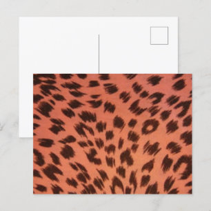CARTE POSTALE POSTER DE ANIMAL ROSE