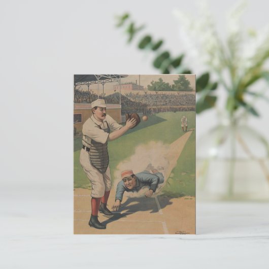Carte Postale Poster de baseball (Debout devant)