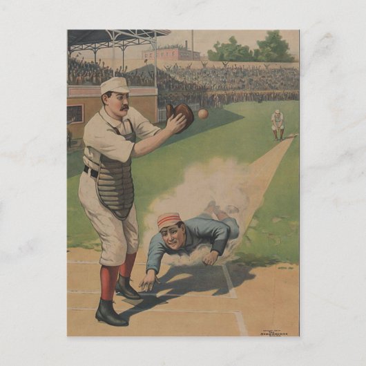 Carte Postale Poster de baseball (Devant)