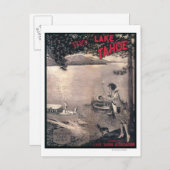 Carte Postale Poster de bateau en bois (Devant / Derrière)