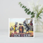 Carte Postale Poster de bière vintage (Debout devant)