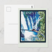 Carte Postale Poster de Burney Falls, CA (Devant / Derrière)
