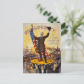 Carte Postale Poster de campagne William McKinley Gold Standard (Debout devant)