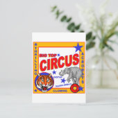Carte Postale Poster de cirque vintage (Debout devant)
