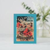 Carte Postale Poster de concert sur Avenue de Champs-Elysées (Debout devant)