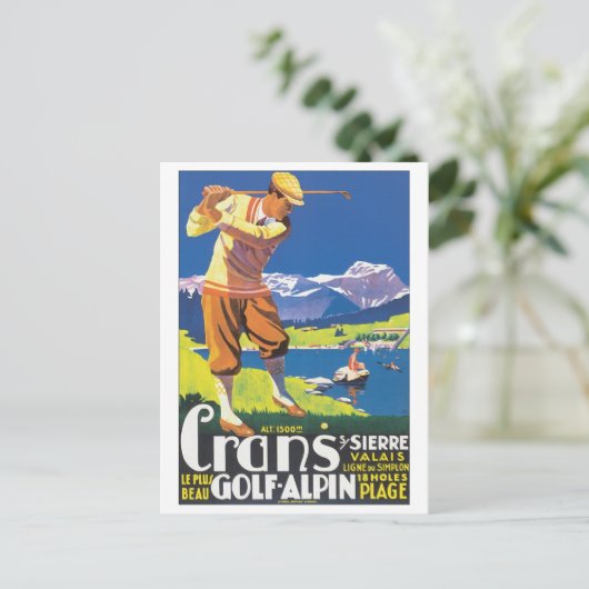 Carte Postale Poster de Crans (Debout devant)