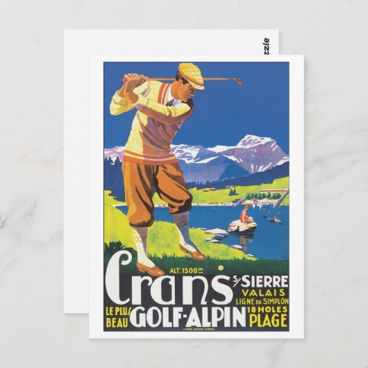 Carte Postale Poster de Crans (Devant / Derrière)