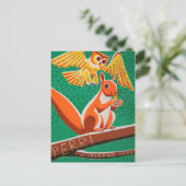 Carte postale Poster de film tchèque Owen et Squir (Debout devant)