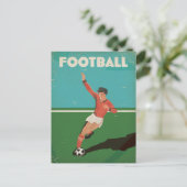 Carte Postale Poster de football vintage (Debout devant)
