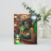 Carte Postale Poster de la Fée verte Absinthe (Debout devant)
