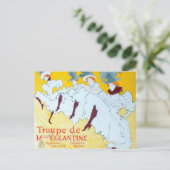 Carte Postale Poster de la fille dansante Jaune Toulouse Lautrec (Debout devant)