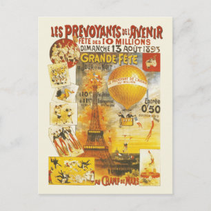 Carte Postale Poster de la foire Antique Grand Fete