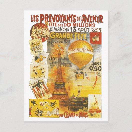 Carte Postale Poster de la foire Antique Grand Fete (Devant)