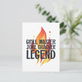 Carte Postale Poster de la légende du grill (Debout devant)