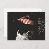 Carte Postale Poster de la Lune de la NASA 8 (Devant / Derrière)