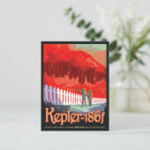 Carte Postale Poster de la NASA Future Travel Sci Fi - Kepler 18 (Debout devant)