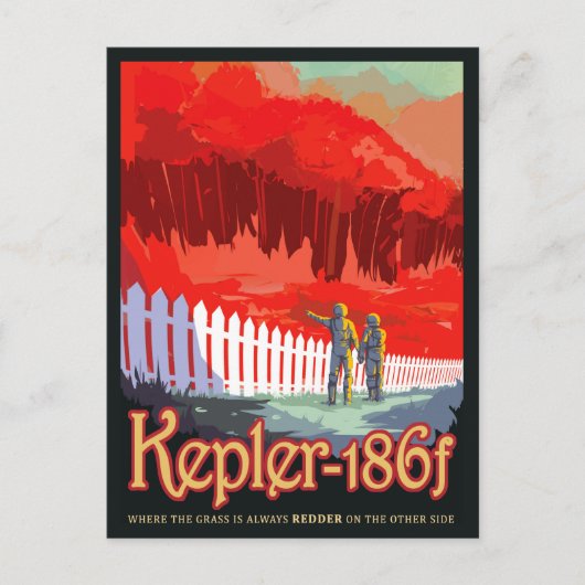 Carte Postale Poster de la NASA Future Travel Sci Fi - Kepler 18 (Devant)