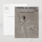 Carte Postale Poster de la 'Saison Russe' (Devant / Derrière)