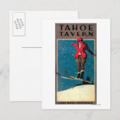 Carte Postale Poster de la taverne Tahoe (Devant / Derrière)