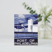 Carte Postale Poster de l'APM Port de Philadelphie 1936 (Debout devant)