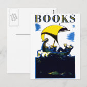 Carte Postale Poster de livres de 1930 (Devant / Derrière)