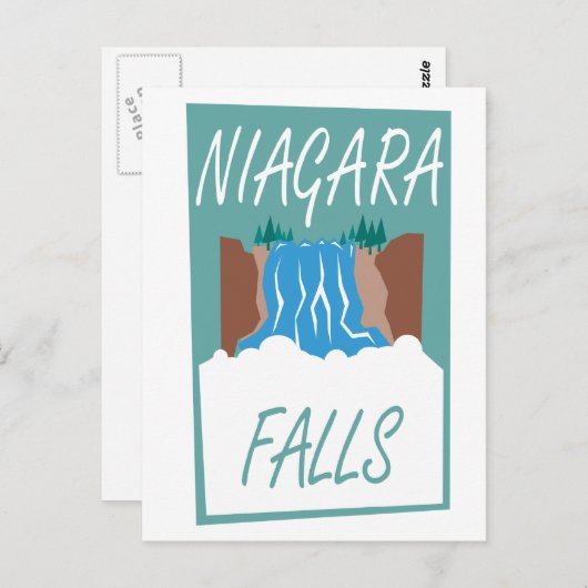 Carte Postale Poster de Niagara Falls (Devant / Derrière)