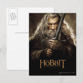 Carte Postale Poster de personnage Gandalf 1 (Devant / Derrière)