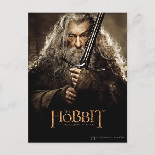 Carte Postale Poster de personnage Gandalf 1 (Devant)