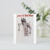 Carte Postale Poster de propagande du Vietnam (Debout devant)