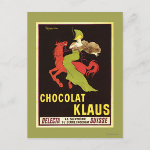 Carte Postale Poster de publicité Chocolat Klaus