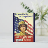 Carte Postale Poster de recrutement de l'ACC (Debout devant)